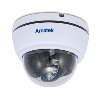 Купольная мультиформатная камера Amatek AC-HD202VS v.2 (2,8-12), Ик, 2Mp
