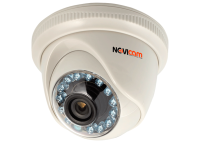NOVICAM AC11 Внутренняя купольная AHD видеокамера, объектив (2.8-12 мм), Ик, 1Мп