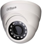 DH-HAC-HDW1000RP-0280B-S3 Dahua Купольная внутренняя MHD (AHD/CVI/CVBS/TVI) видеокамера, Ик, 1Mp
