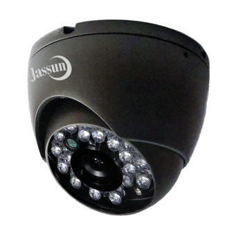 Уличная купольная антивандальная AHD видеокамера Jassun JSH-DP200IR (2.8мм) темная, ИК, 2Mp