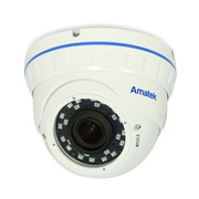 AC‐HDV203V (2,8-12) Amatek Антивандальная купольная мультиформатная MHD (AHD/ TVI/ CVI/ CVBS) видеокамера, объектив 2.8-12, 2Mp, Ик