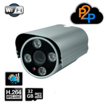 Уличная IP-видеокамера с поддержкой WIFI T7850WIP-H