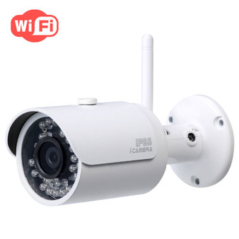 Уличная цилиндрическая Wi-Fi IP-видеокамера Dahua DH-IPC-HFW1300SP-W-0360B (3,6мм), ИК, 3Мп, Wi-Fi