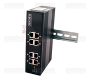Промышленный коммутатор Gigabit Ethernet OSNOVO SW-70802/I, на 11 портов
