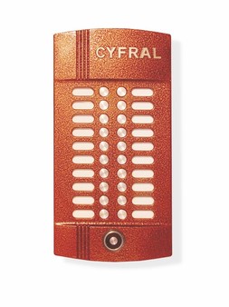 Блок вызова CYFRAL M-20M/TVC  на 20 абонентов,Touch Memory