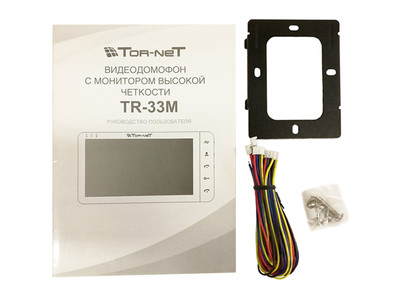 TR-33M W Tor-neT Видеодомофон цветной 7" с сенсорным управлением