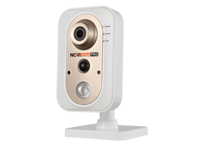 NOVIcam PRO NC34FP Компактная внутренняя IP видеокамера, обьектив 2.8мм, Ик, 3Мп, Wi-Fi, POE, Встроенный микрофон