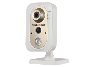 NOVIcam PRO NC44FP Компактная внутренняя IP видеокамера, обьектив 2.0мм, Ик, 4Мп, Wi-Fi, POE, Встроенный микрофон