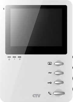 CTV-M1400M белый CTV Видеодомофон цветной 4", встроенный источник питания