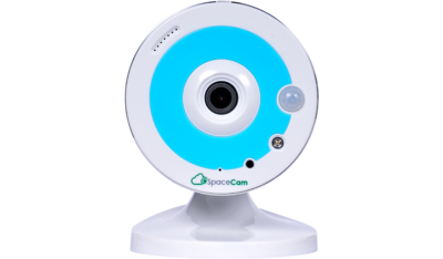 SpaceCam F1 Blue Фиксированная малогабаритная IP-камера, Ик, 1Мп, встроенный микрофон, Wi-Fi, MicroSD