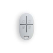 SpaceControl white Ajax Смарт-брелок для управления системой AJAX с четырьмя кнопками