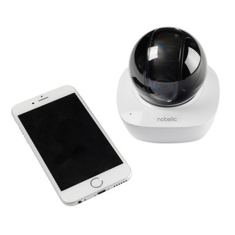 NBQ-4100F Nobelic Поворотная Wi-Fi IP камера (3.6 мм), ИК, 1.3Mp, Микрофон, Micro SD до 128 ГБ, Wi-Fi