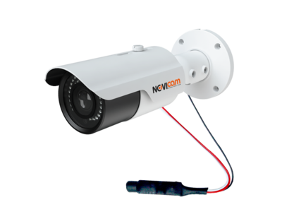 N89WXP NOVIcam Уличная IP видеокамера, обьектив вариофокальный 2.8-12 мм, 8Мп, Ик, Poe, Тревожный вход/выход, Слот Micro SD