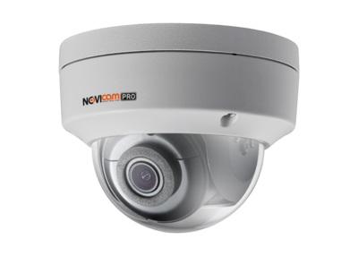 NOVIcam PRO NC82VP Антивандальная купольная IP видеокамера (2.8 мм) , ИК, 8Mp, poe,Тревожный вход и выход, Слот Micro SD