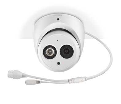 VCI-884 (4mm) Болид Купольная уличная IP видеокамера, объектив 4мм, 8Mp, Ик, PoE, Micro SD, встроенный микрофон
