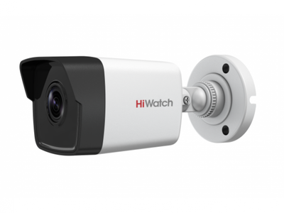DS-I100 (B) (6 mm) HiWatch Уличная цилиндрическая IP камера, обьектив 6 mm, ИК, POE, 1mp, POE