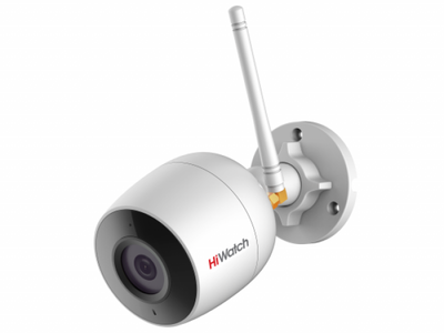 DS-I250W (2.8 mm) HiWatch Уличная wifi цилиндрическая IP камера, обьектив 2.8 mm, ИК, 2mp, POE, wifi, встроенный микрофон
