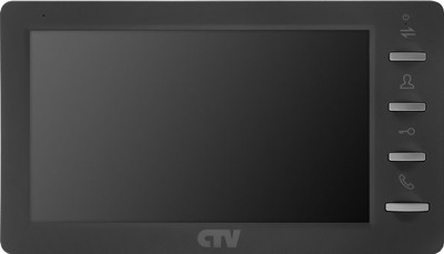 CTV-M1701MD графит Видеодомофон цветной 7" с кнопочным управлением