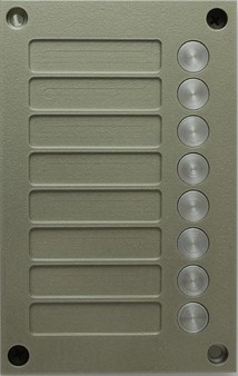 BS-424-8 VIZIT Кнопочная панель используется в комплекте с блоком вызова БВД-424FCB-1
