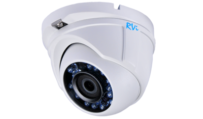 Купольная антивандальная HD-TVI видеокамера наблюдения RVi-HDC311VB-AT (2.8 мм), ИК-подсветка 20м