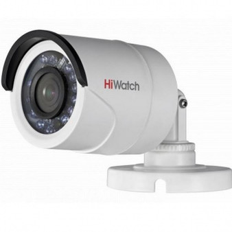 DS-T200P (6 mm) HiWatch Уличная цилиндрическая HD-TVI видеокамера, объектив 6мм, 2Мп, Ик, PoC
