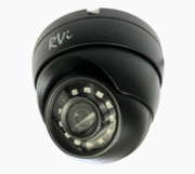 RVi-1ACE202 (2.8) black Уличная купольная мультиформатная MHD (AHD/ TVI/ CVI/ CVBS) видеокамера, объектив 2.8, 2Мп, Ик