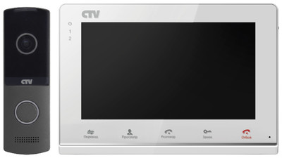 CTV-DP2700IP NG белый Комплект видеодомофона, встроенным Wi-Fi модулем