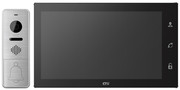 CTV-DP4102AHD черный Комплект домофона 10" формата AHD с Touch Screen, встроенным регистратором, P2P