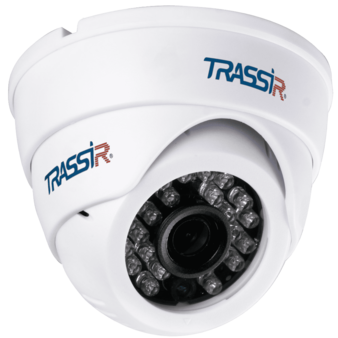 TR-D8121IR2W (2.8mm) TRASSIR Купольная Wi-Fi внутренняя IP-камера, Ик, 2Мп, Poe, встроенный микрофон, слот USB, Wi-Fi