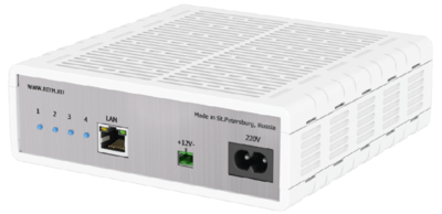 Преобразователь 4 RS-232—Ethernet Ритм