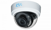 RVi-1ACD200 (2.8) white Уличная пластиковая купольная мультиформатная MHD (AHD/ TVI/ CVI/ CVBS) видеокамера, объектив 2.8, 2Мп, Ик