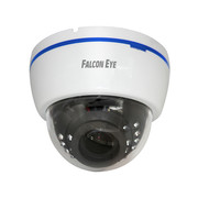 FE-MHD-DPV2-30 Falcon Eye Внутренняя пластиковая купольная мультиформатная MHD (AHD/ TVI/ CVI/ CVBS) видеокамера, объектив 2.8-12мм, 2Мп, Ик