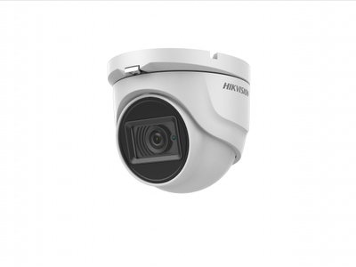 DS-2CE76H8T-ITMF (3.6mm) Hikvision Уличная купольная мультиформатная MHD (AHD/ TVI/ CVI/ CVBS) видеокамера, объектив 3.6мм, 5Мп, Ик