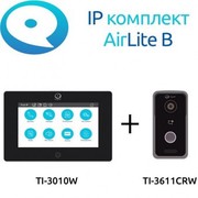 AirLite В TRUE IP Готовый комплект IP Wi-Fi вызывная панель с камерой + монитор
