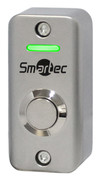 ST-EX012LSM Smartec Кнопка металлическая, 2-х цветный СИД индикатор, накладная, НР контакты