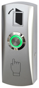 ST-EX010LSM Smartec Кнопка металлическая, СИД индикатор, накладная, НР контакты