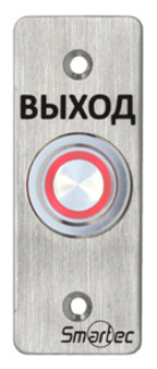 ST-EX033L Smartec Кнопка металлическая, врезная, пьезоэлектрическая, подсветка, IP68, НР контакты