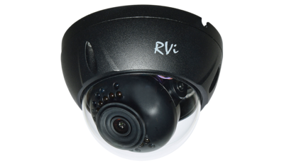RVi-1NCD2062 (2.8) black RVi Купольная антивандальная IP видеокамера, объектив 3.6мм, 2Мп, Ик, Poe, MicroSD