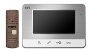 CTV-DP401 (серебро) Комплект цветного видеодомофона с экраном 4.3"