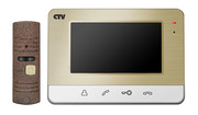CTV-DP401 (шампань) Комплект цветного видеодомофона с экраном 4.3"