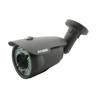 AC-IS215VX (2,8-12) Amatek Уличная цилиндрическая IP видеокамера, объектив 2.8-12мм, 2Мп, Ик, PoE