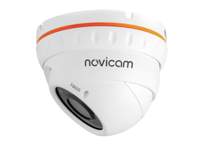 BASIC 27 NOVIcam Уличная купольная IP видеокамера, объектив 2.8-12мм , ИК, 2Мп, PoE