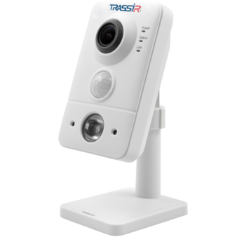 TR-D7141IR1 (2.8mm) TRASSIR Фиксированная IP камера, ИК, 4Мп, встроенный микрофон, Micro SD, PoE