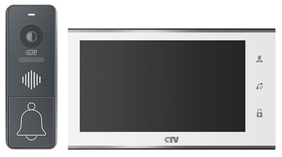 CTV-DP4707IP белый Комплект  IP видеодомофона