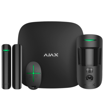 StarterKit Cam black Ajax Cтартовый комплект системы безопасности