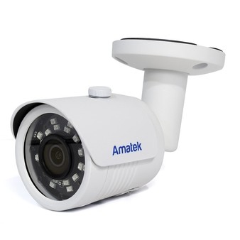 AC-HS503SS (2.8) Amatek Уличная цилиндрическая мультиформатная MHD (AHD/CVBS/TVI/CVI) видеокамера, объектив 2.8мм, 5Мп, ИК