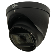 RVi-1ACE202MA (2.7-12) black Уличная купольная мультиформатная MHD (AHD/ TVI/ CVI/ CVBS) видеокамера, объектив 2.7-12, 2Мп, Ик
