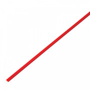 Термоусадка D 1,0/ 0,5 мм (50шт. по 1м) красная REXANT 20-1004