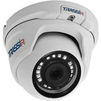 TR-D2S5 (3.6mm) TRASSIR Уличная купольная IP камера, обьектив 2.8мм, Ик, 2Мп, Poe