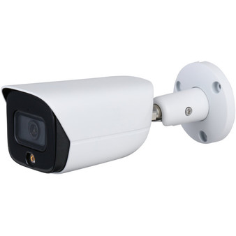 DH-IPC-HFW3449EP-AS-LED-0360B Dahua Уличная цилиндрическая IP-видеокамера, объектив 3.6мм, ИК, 4Мп, Poe, встроенный микрофон